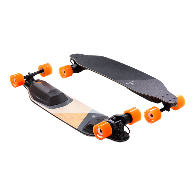 Boosted Board Plus onderkant en bovenkant