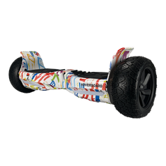 Off Road Hoverboard 8,5 inch Graffiti Wit